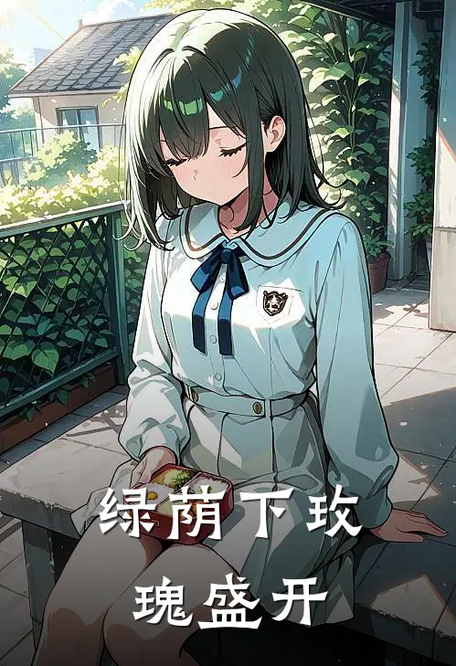 绿荫下玫瑰盛开