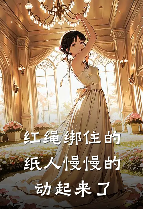 红绳绑住的纸人慢慢的动起来了