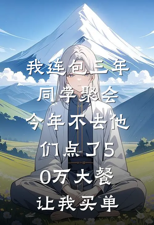 我连包三年同学聚会，今年不去他们点了50万大餐让我买单